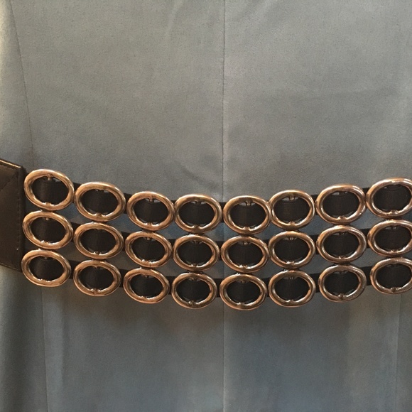 Designer Suzi Roher Genuine Leather Quilted Belt main image 4